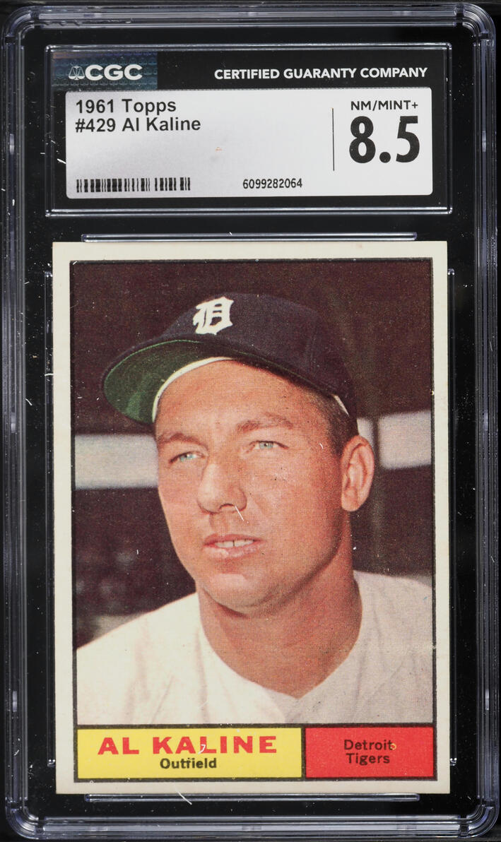 1961 Topps Al Kaline #429 CGC 8.5 NM-MT+