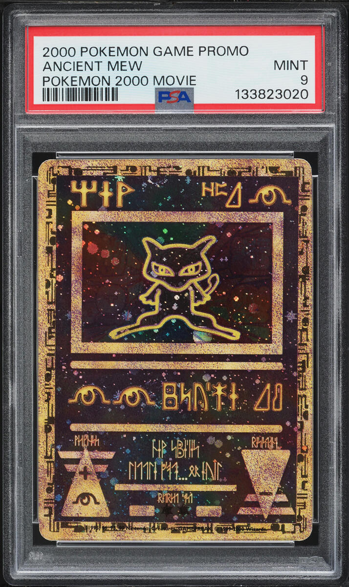 2000 Pokemon Movie Promo Ancient Mew PSA 9 MINT