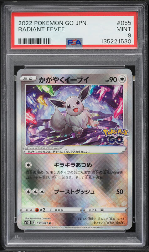 2022 Pokemon Sword & Shield Promo Pokemon GO Premium Radiant Eevee
