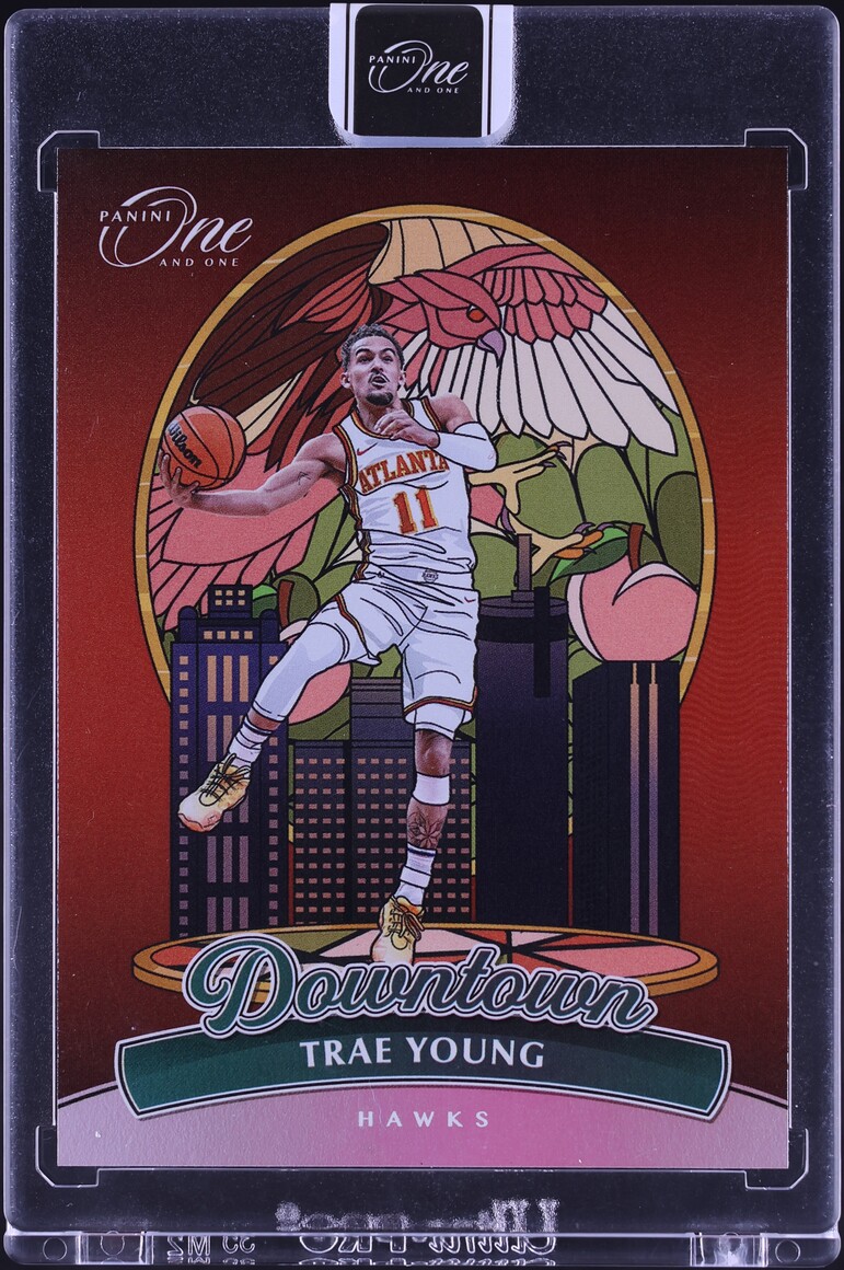 2023 Panini One And One Downtown Trae Young #3