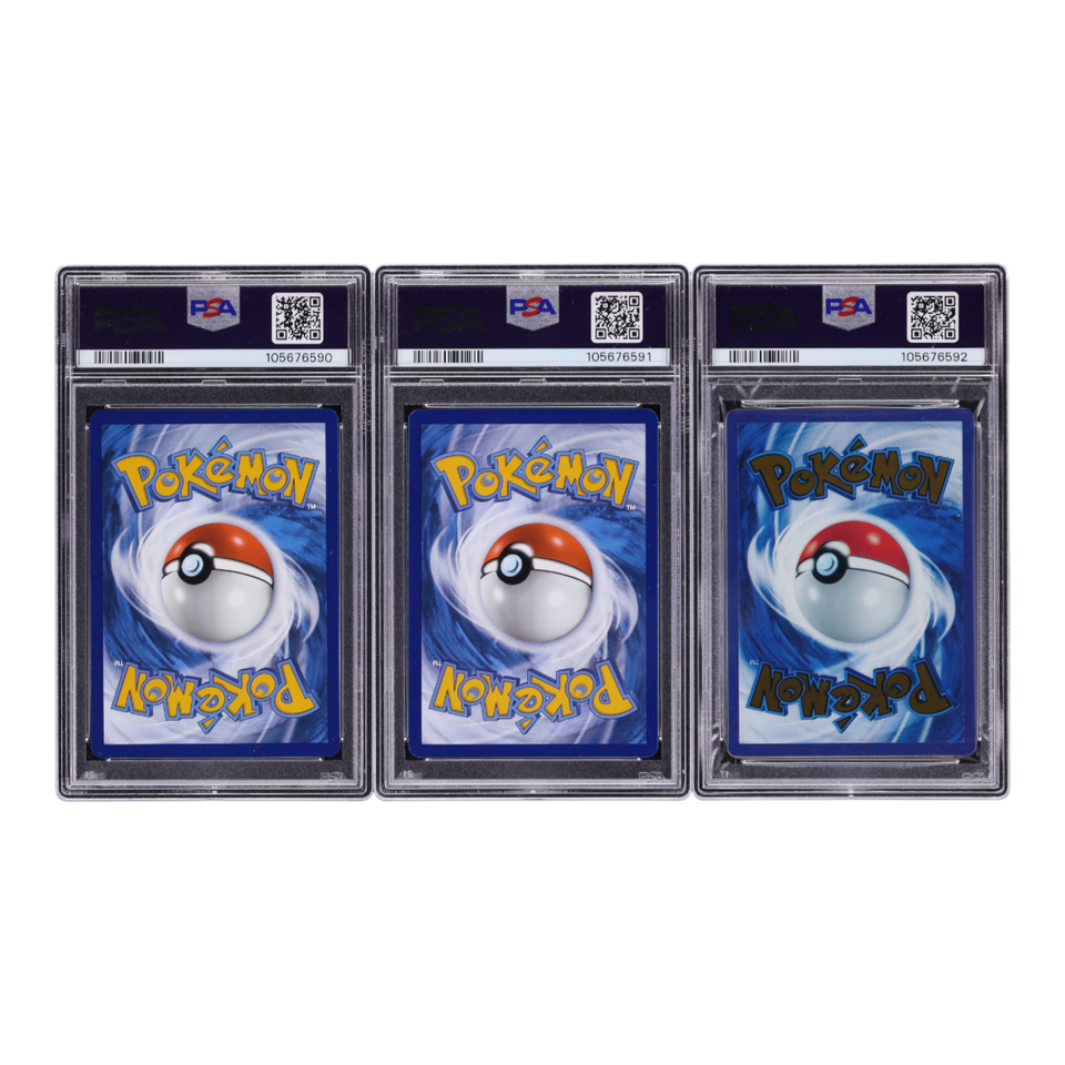 Lot (3) 2023 Pokemon SV 151 Ultra Premium Mewtwo Mew #52/53/205 PSA 10 GEM MINT