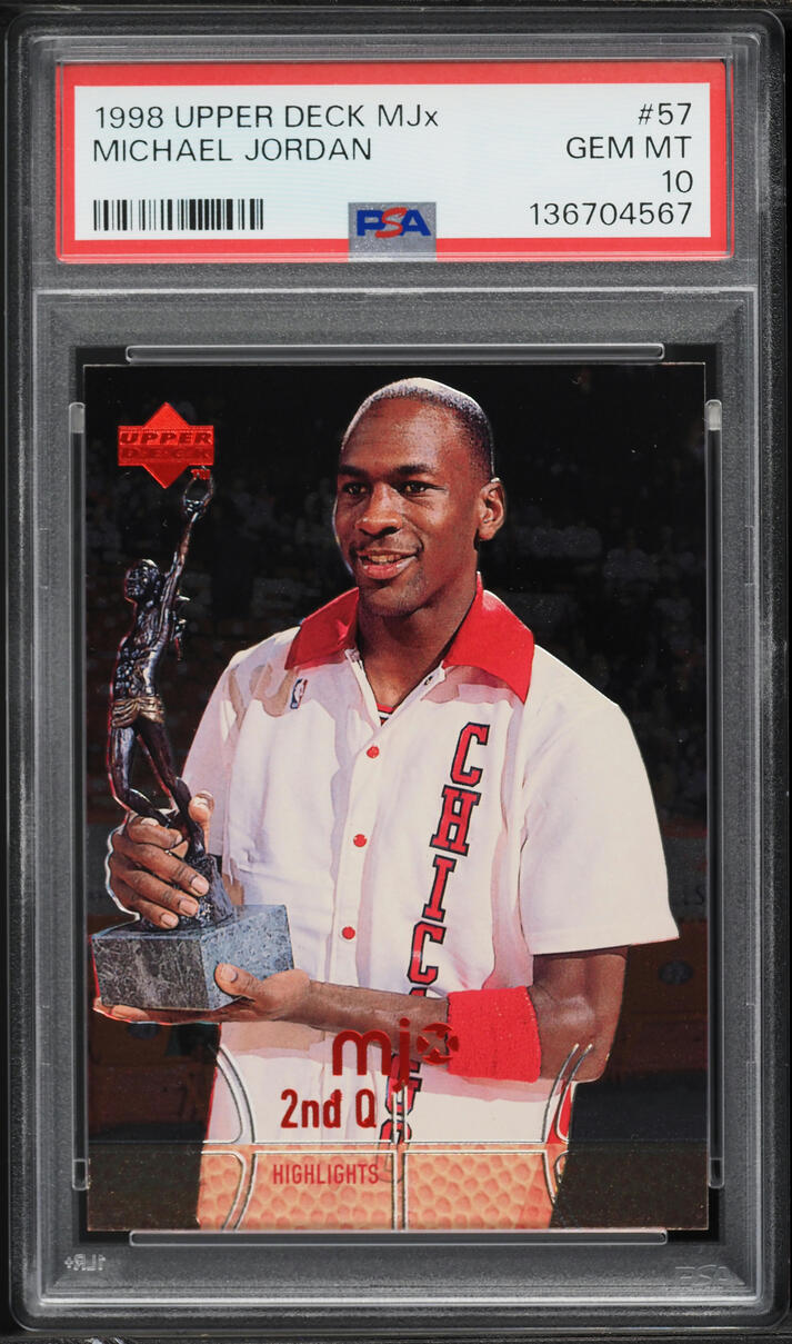1998 Upper Deck MJx Michael Jordan #57 PSA 10 GEM MINT