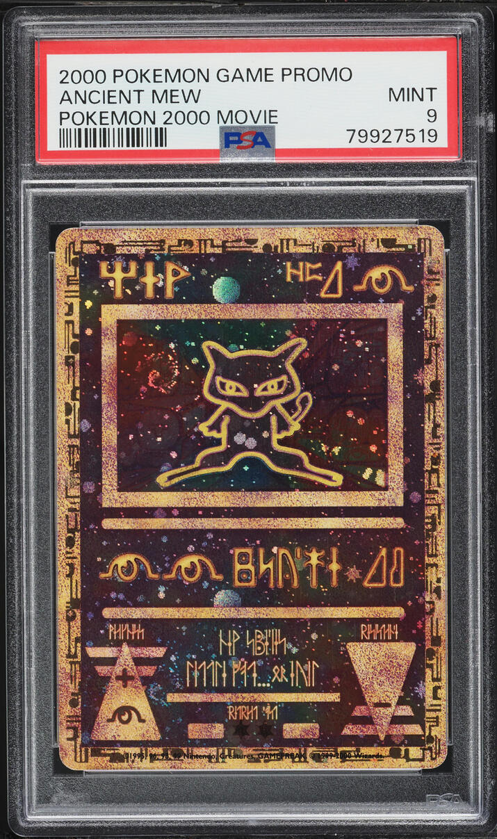2000 Pokemon Movie Promo Ancient Mew PSA 9 MINT