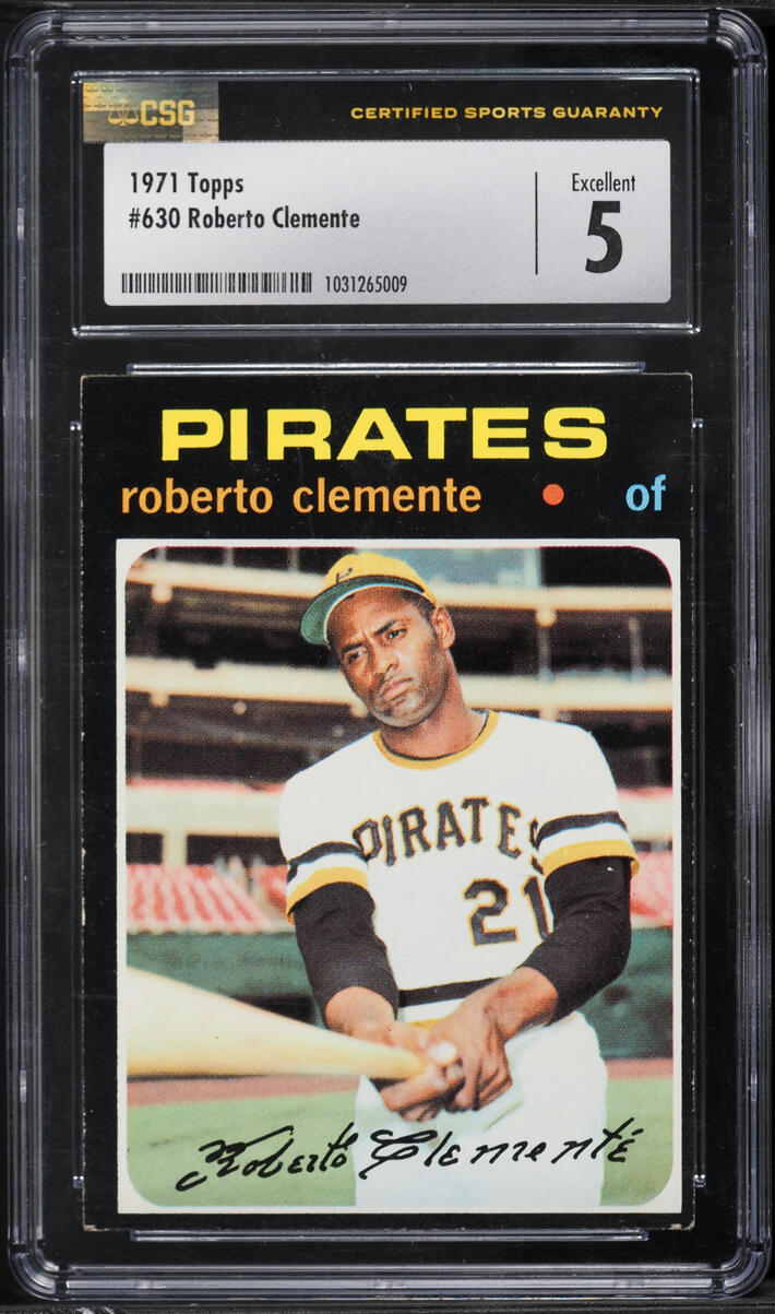 1971 Topps Roberto Clemente #630 CSG 5 EX