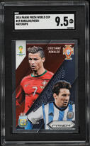 2014 Panini Prizm World Cup Matchups Cristiano Ronaldo Lionel