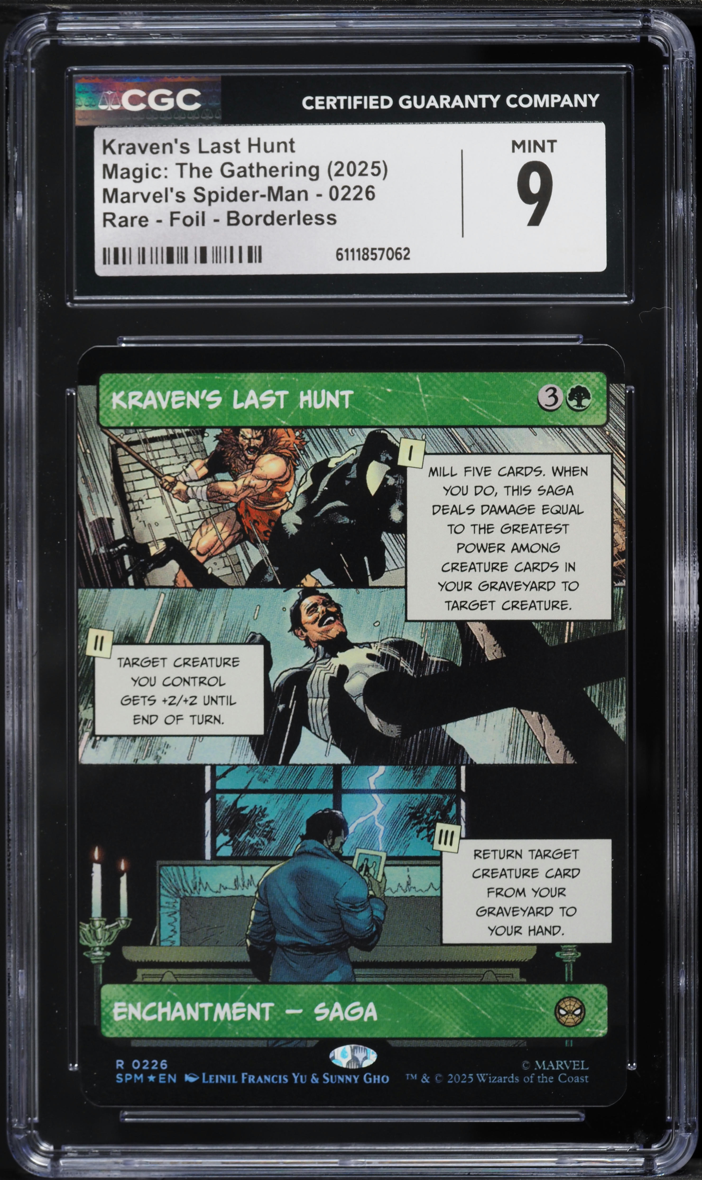 2025 Magic The Gathering MTG Marvel's Spider-Man Foil Borderless