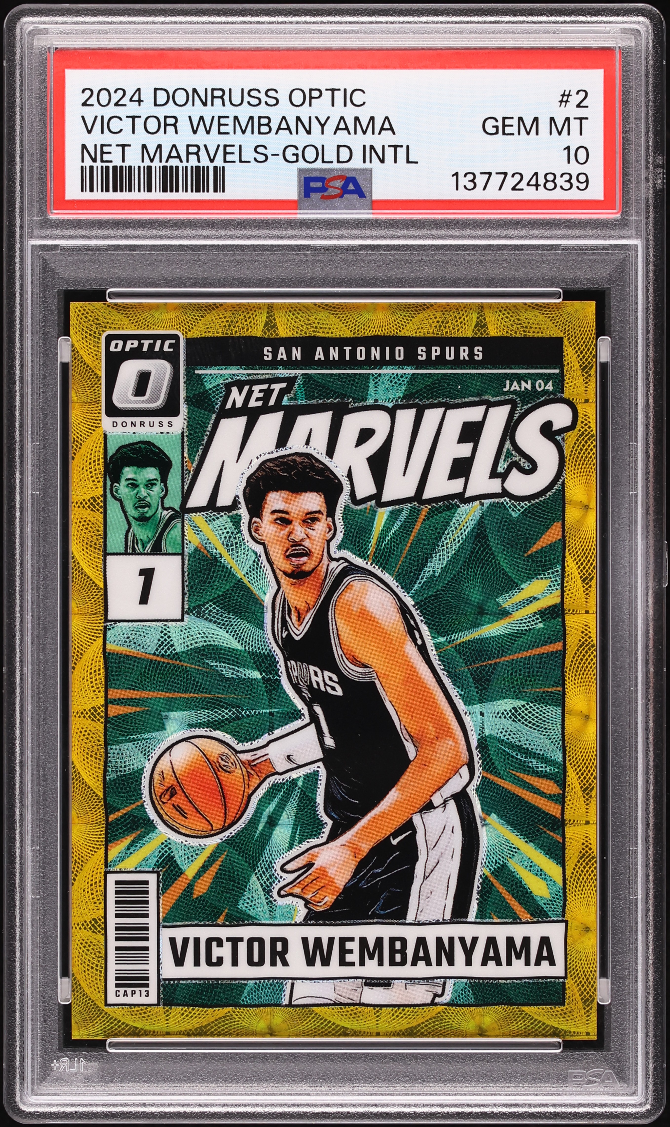 2024 Donruss Optic Net Marvels Gold International Victor