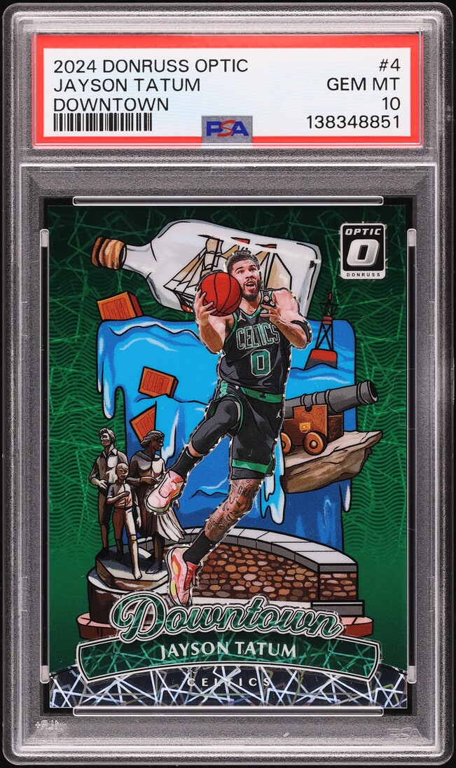 2024 Donruss Optic Downtown Jayson Tatum #4 PSA 10 GEM MINT