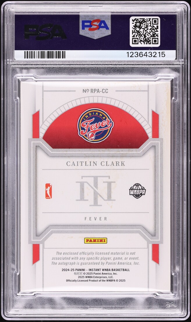2024 National Treasures Royalty WNBA Caitlin Clark ROOKIE PATCH AUTO DNA 10 /10 PSA AUTH