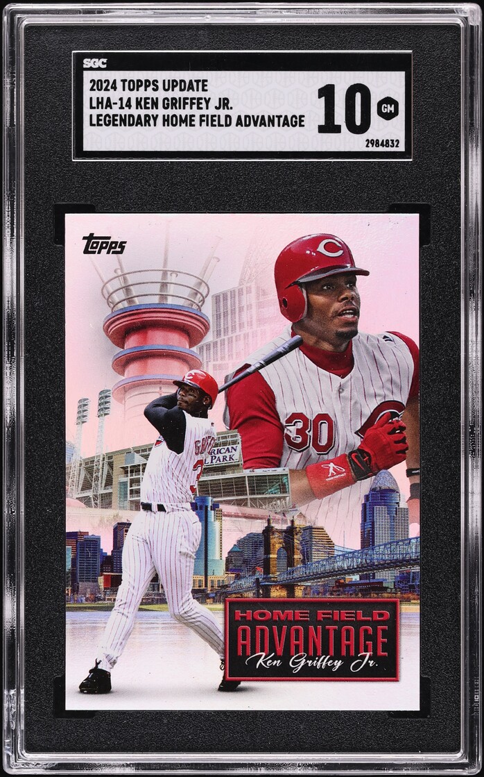 2024 Topps Update Legendary Home Field Advantage Ken Griffey Jr. #LHA-14 SGC 10 GEM MINT