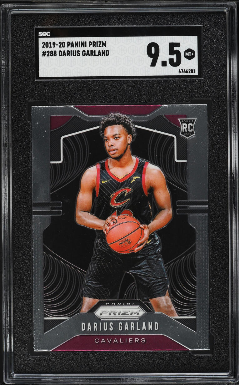 2019 Panini Prizm Darius Garland ROOKIE #288 SGC 9.5 MINT+