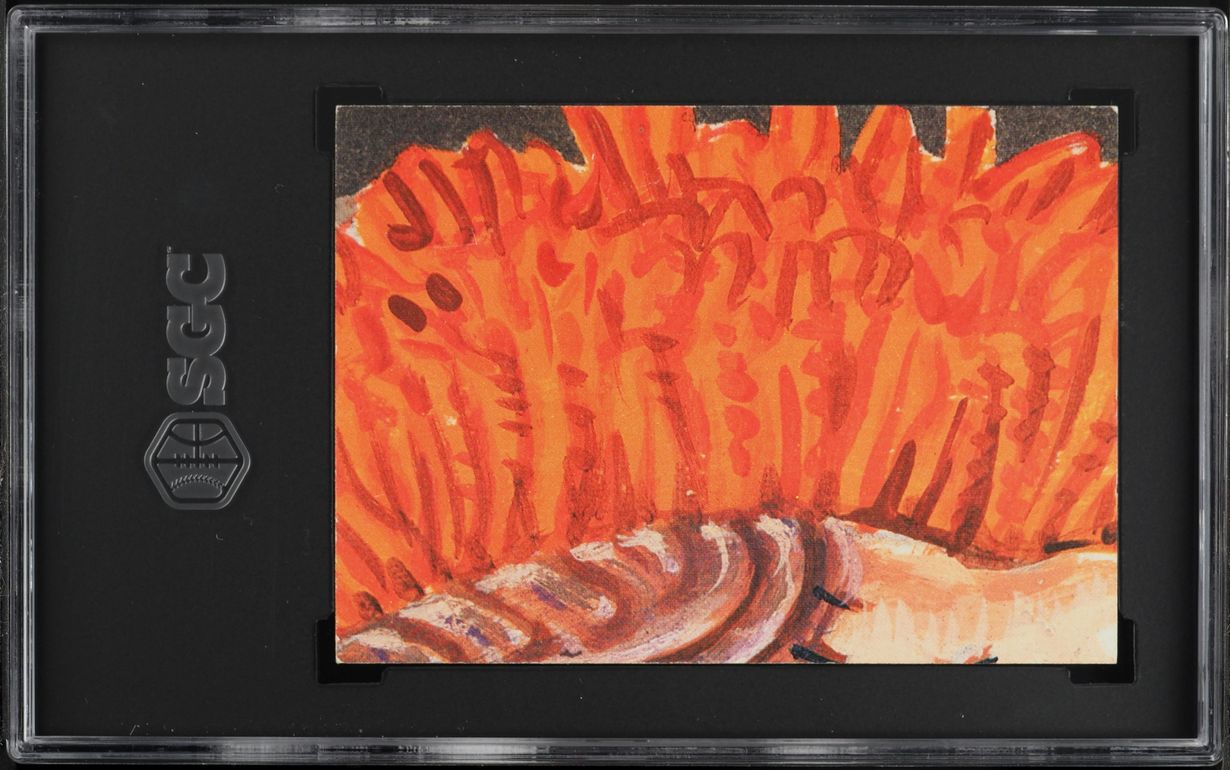 1986 Topps Garbage Pail Kids Series 3 Farrah Fossil  #88B SGC 8 NM-MT