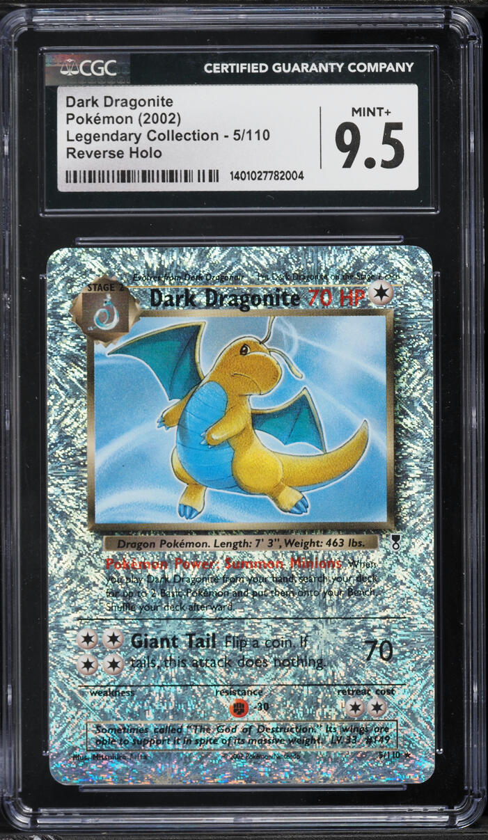 dark dragonite holographic card MP】Dark No. 149 Holo | Team Rocket Vintage [3] Claw Swipe (50) Dark Dragonite - 22/82