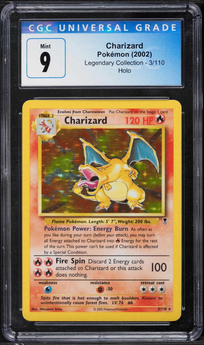 mint condition charizard pokemon card Autographed GX Holofoil Limited Supply – Jason Paige Shop you may look at the top 3 cards of your deck and put 1 of them into your hand 2014 Pokemon Card - Charizard