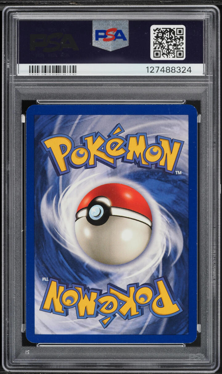 1999 Pokemon Fossil 1st Edition Dragonite #19 PSA 8 NM-MT