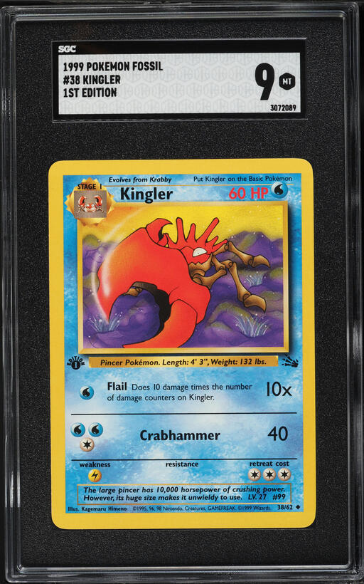 kingler pokemon card price [Colorless] [Colorless] [Colorless]. Kingler 1999 holo 1st edition