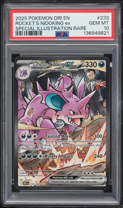 nidoking pokemon card value 11/130 Base Set 2 Holo Rare Near Mint The item available is listed in the Title Pokemon - Nidoking Break (46/108)