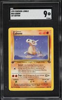 1999 cubone pokemon card value 50/64 PSA 9 Graded Common (1999 Pokemon Jungle) + TitanCards® Toploader Toys You will receive the exact item in the photographs Cubone - 041/094 (041/094) -
