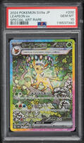 LEAFEON ex 2024年発行 特別アートレア PSA10 2024 Pokemon Japanese Scarlet & Violet Terastal Fest ex Alt Art
