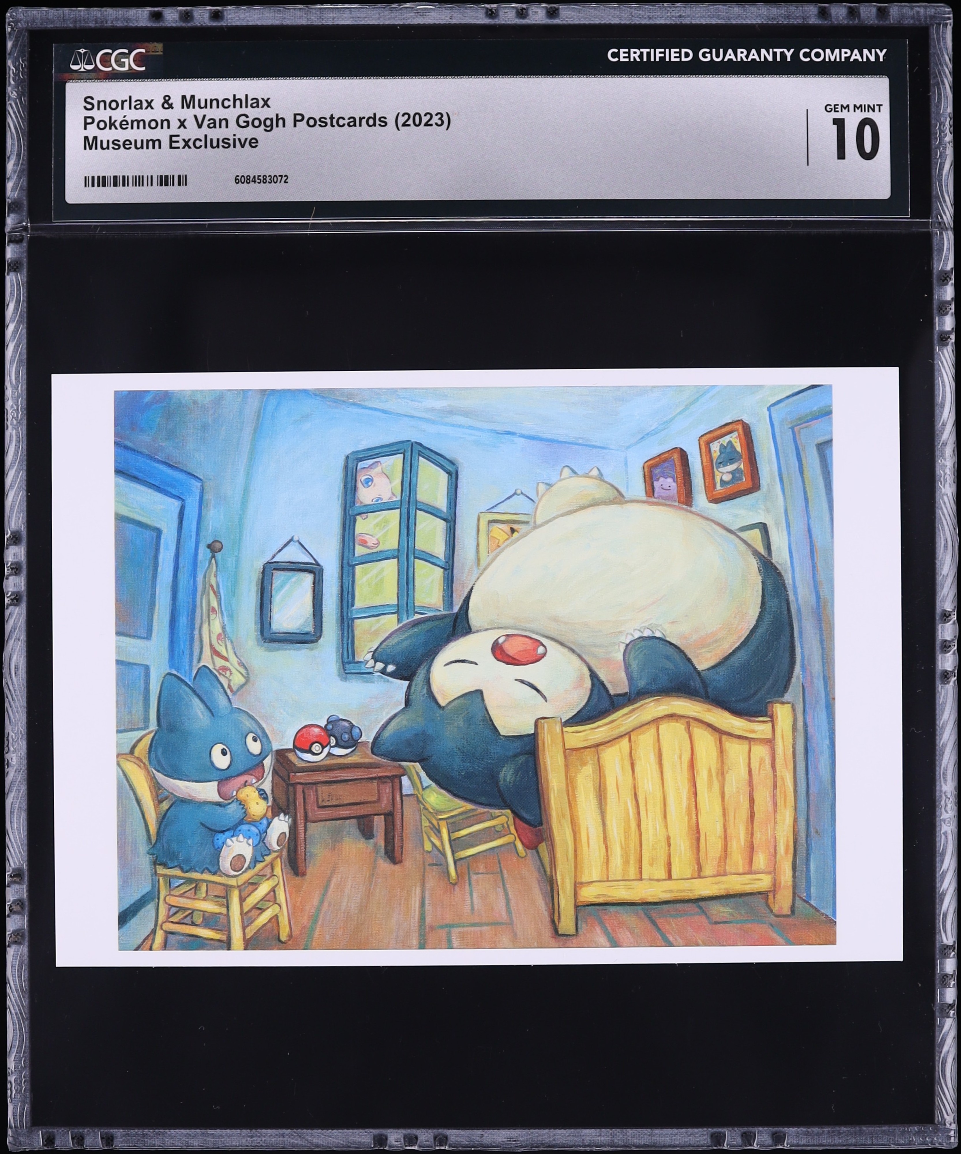 2023 Pokemon X Van Gogh Postcards Museum Exclusive Snorlax