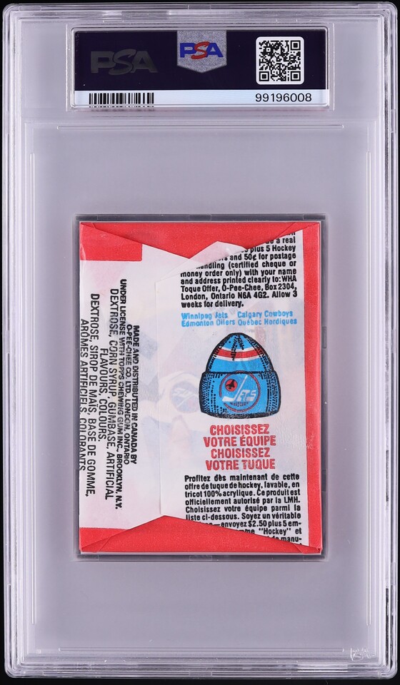 1976 O-Pee-Chee WHA Hockey Wax Pack PSA 9 MINT