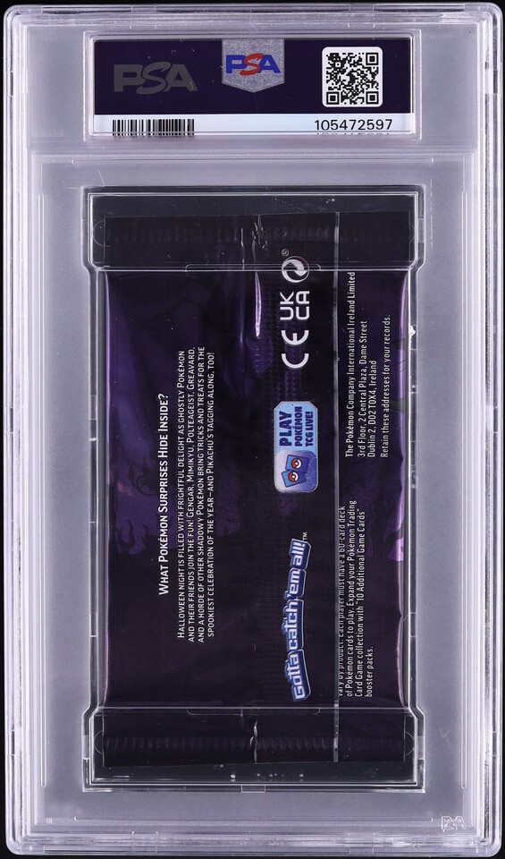 2023 Pokemon Int'l Trick or Trade Foil Pack PSA 10 GEM MINT on