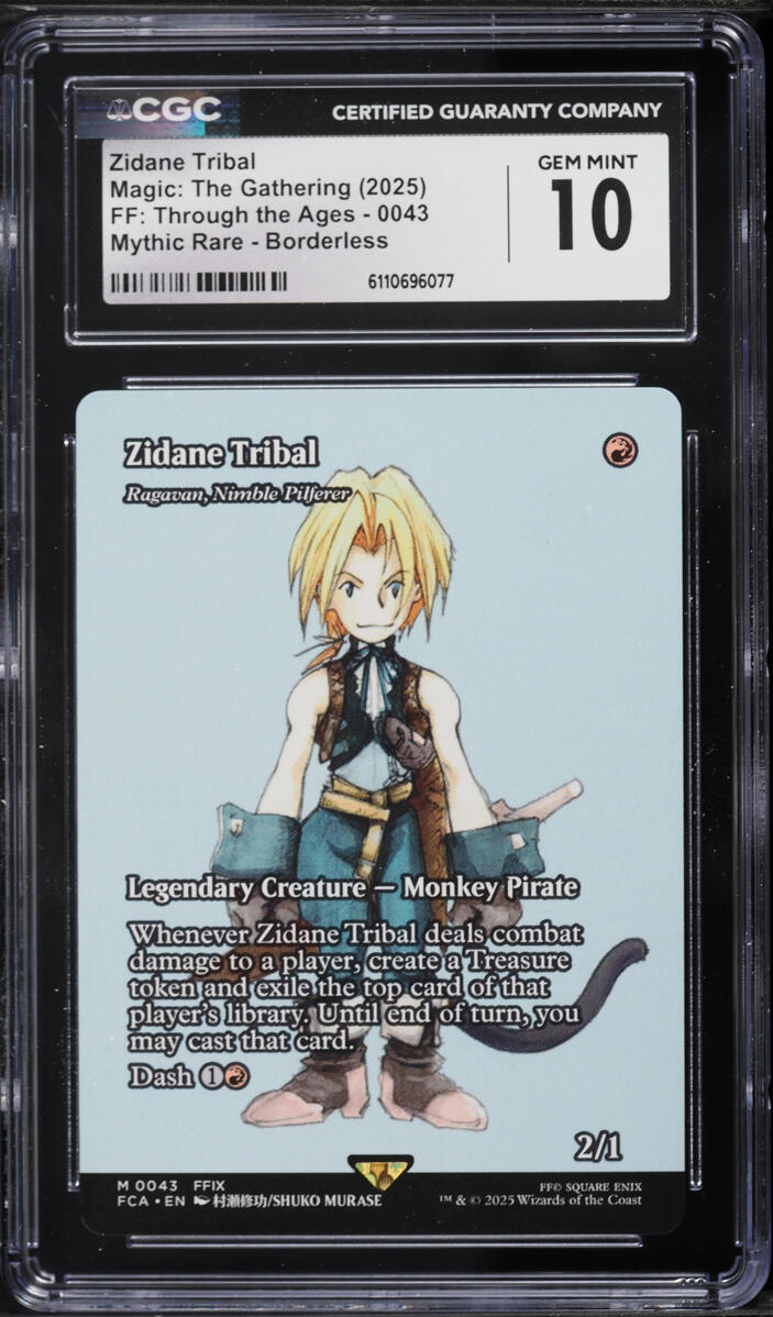 mtg final fantasy zidane (Full Art) [Opus VIII Promo Cards] it gains haste Magic the Gathering Final Fantasy