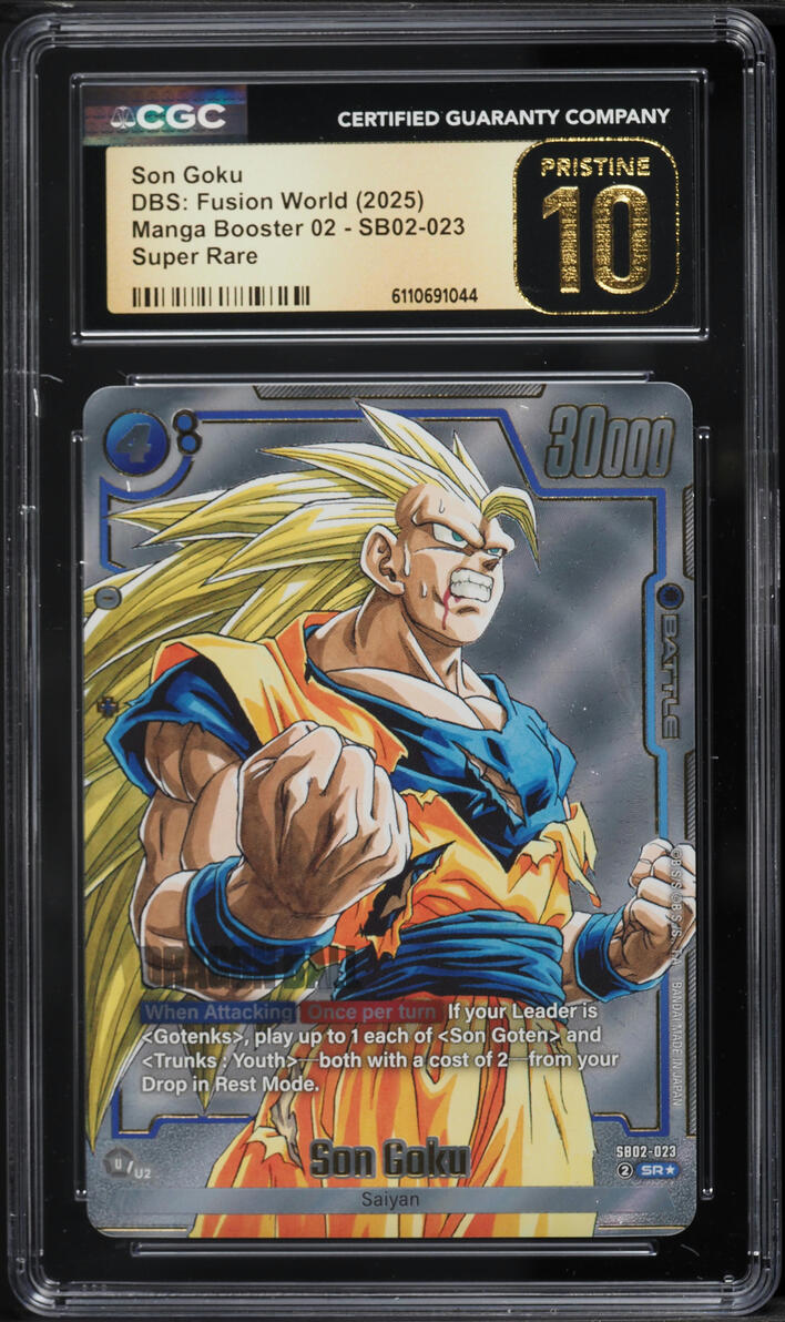 2025 Dragon Ball Super: Fusion World Manga Booster 02 Son Goku