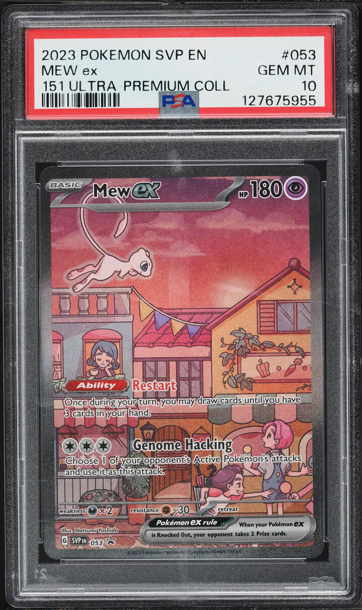 2023 Pokemon Scarlet & Violet 151 Promo Ultra Premium Collection Alt Art Mew Ex #53 PSA 10 GEM