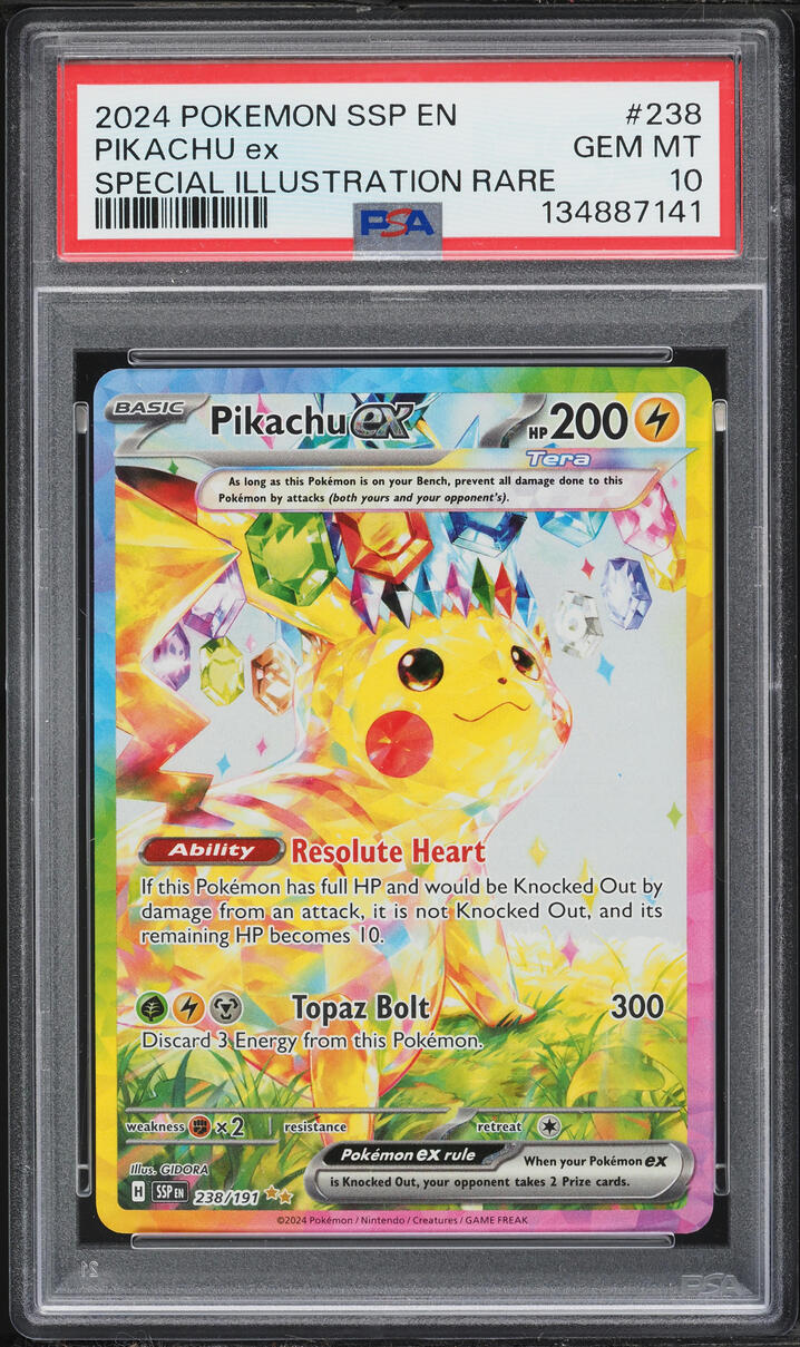 2024 Pokemon Scarlet & Violet: Surging Sparks Pikachu ex Special