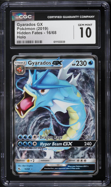 gyarados gx pokemon card V - 020/067 (020/067) (You cant use more than 1 GX attack in a game.) Gyarados GX 2019 Pokemon Hidden
