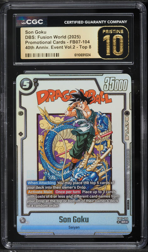 2025 DBS: Fusion World Promotional Cards 40th Anniv Vol 2 Top 8
