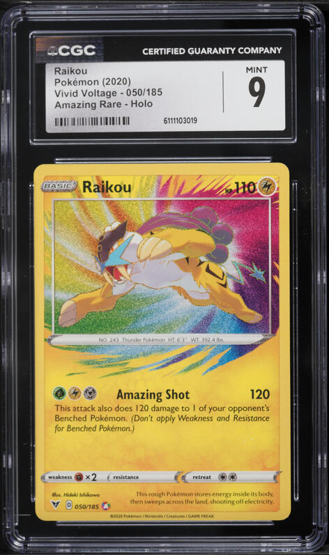 raikou pokemon card price V #GG41 EXTENDED ART Raycardza Galarian Gallery Ultra Rare #GG41 PSA Authenticated 10 Card to your vault 2025 Pokemon Mega Evolution Holo