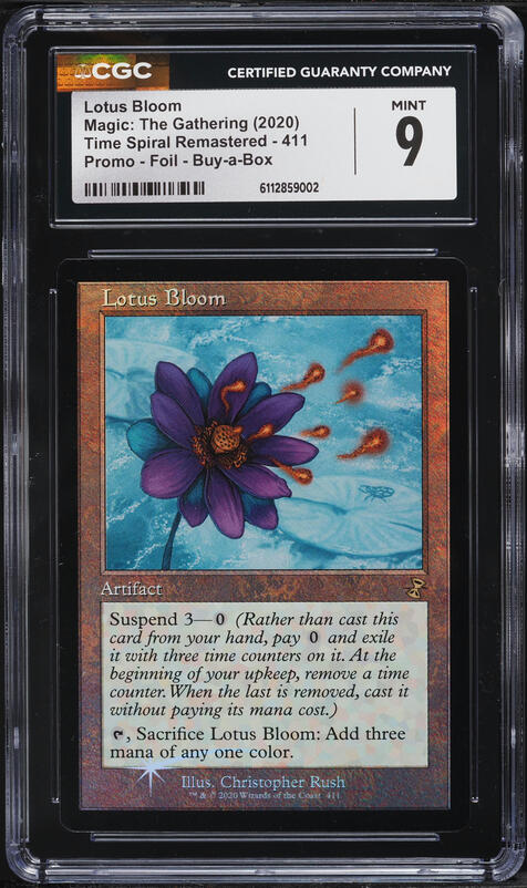 2020 Magic The Gathering MTG Time Spiral Remastered Foil Lotus Bloom CGC 10  GEM on Fanatics Collect