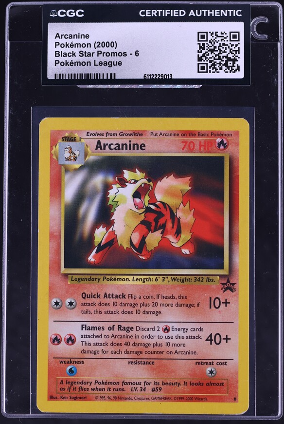 1999 Pokemon Base Set Shadowless Arcanine #23 PSA 8 NM-MT on Fanatics  Collect