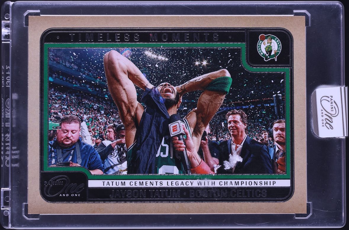 2024 Panini One And One Timeless Moments Jayson Tatum /99 #TM-JTB