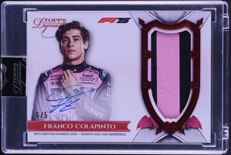 2023 Topps Dynasty Formula 1 F1 Black Lewis Hamilton PATCH AUTO 2