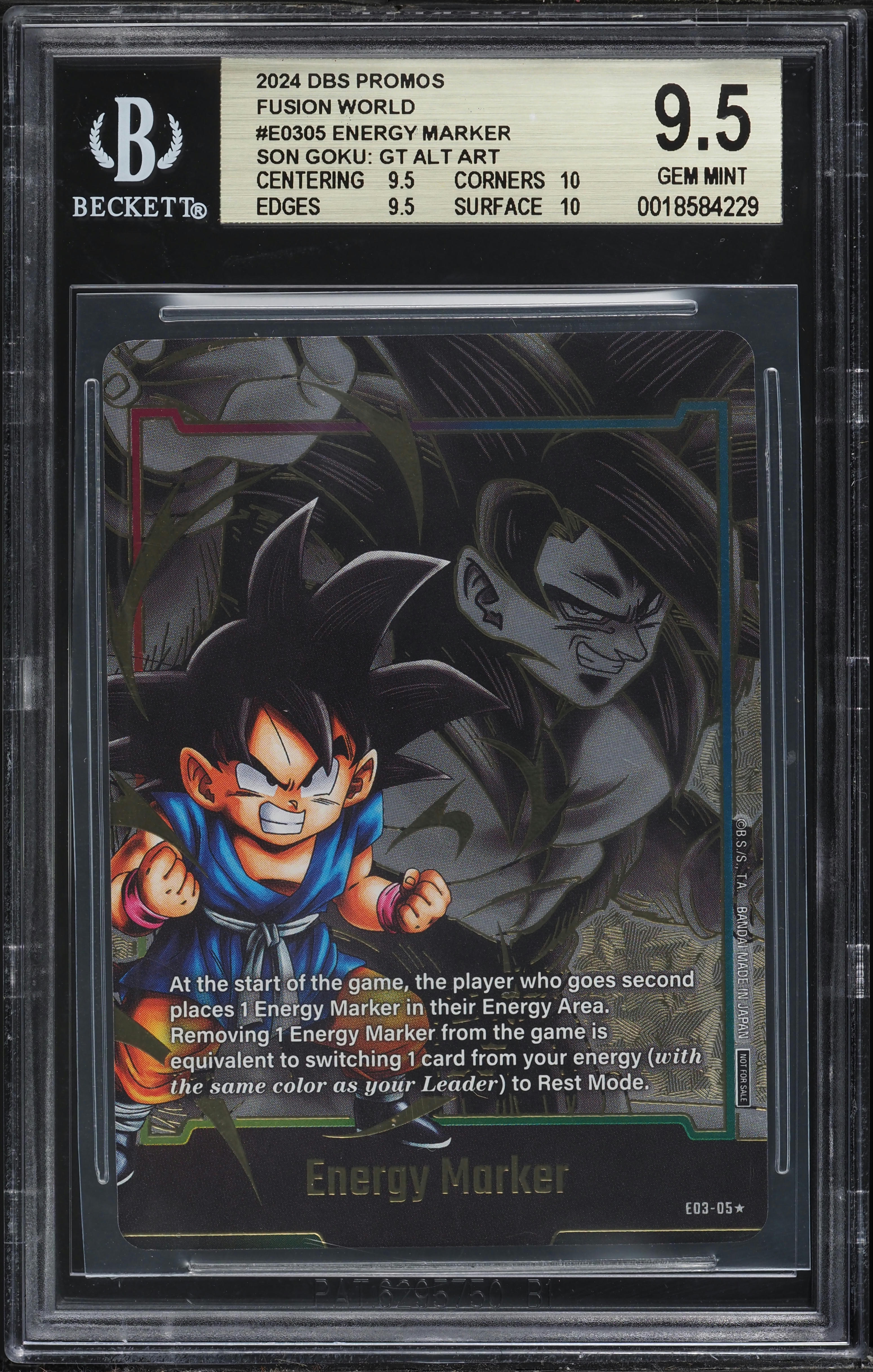 2024 Dragon Ball Super Promo Fusion World Energy Marker Alt Art