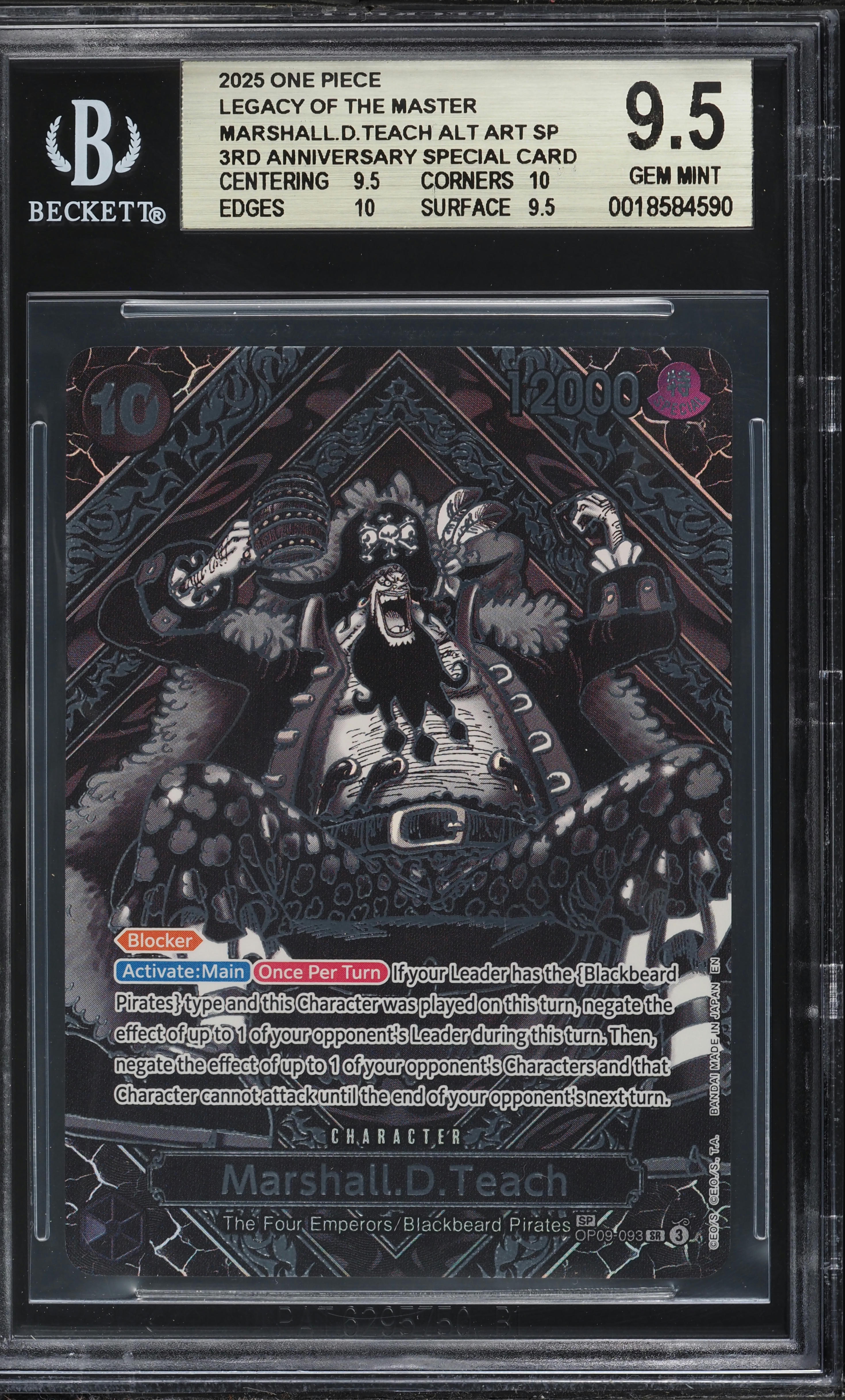 2025 One Piece Legacy Of The Master 3rd Anniversary SP Marshall D