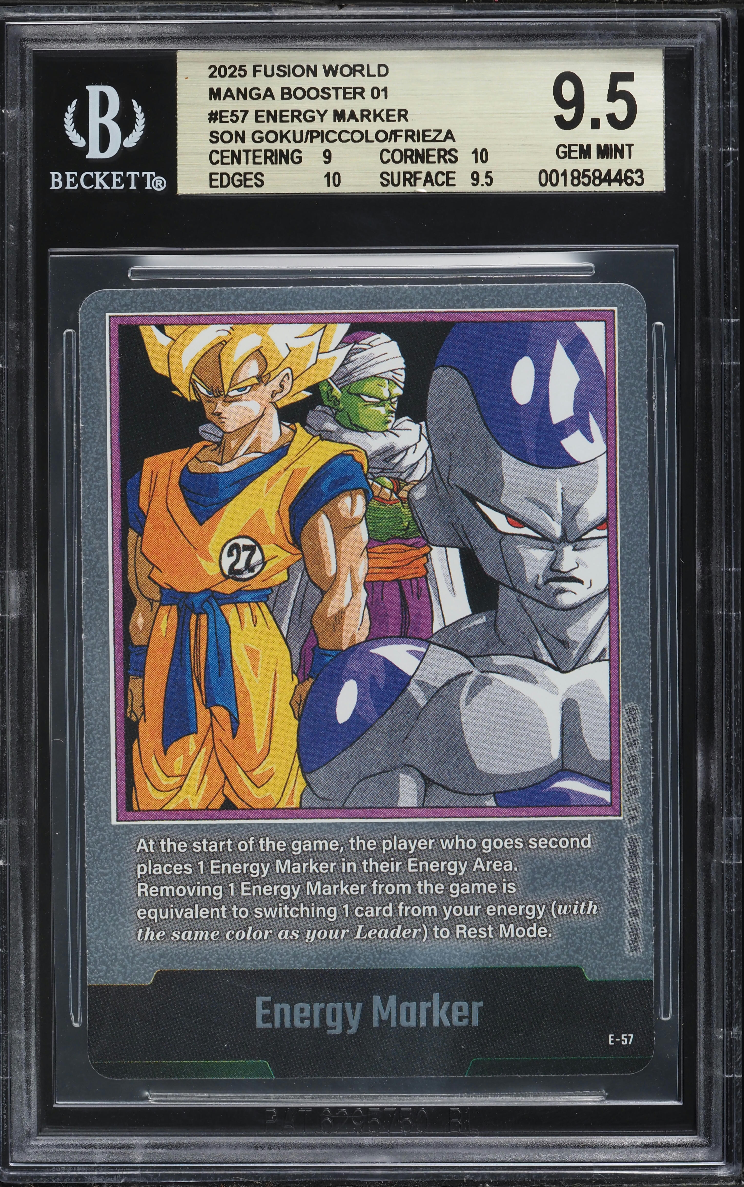 2025 Dragon Ball Super Fusion World Manga Booster Energy Marker