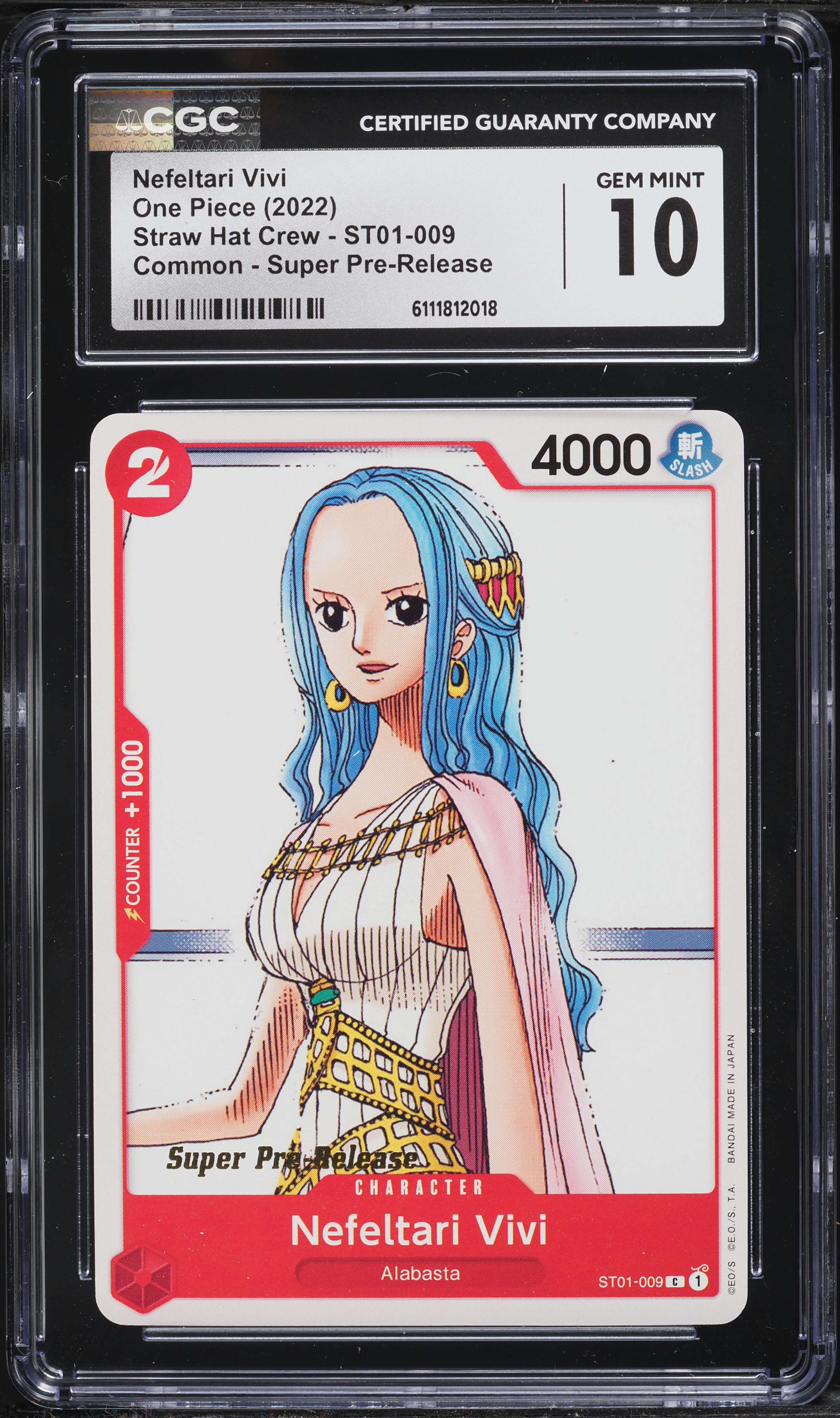 2022 One Piece Straw Hat Crew Super Pre-Release Nefeltari Vivi