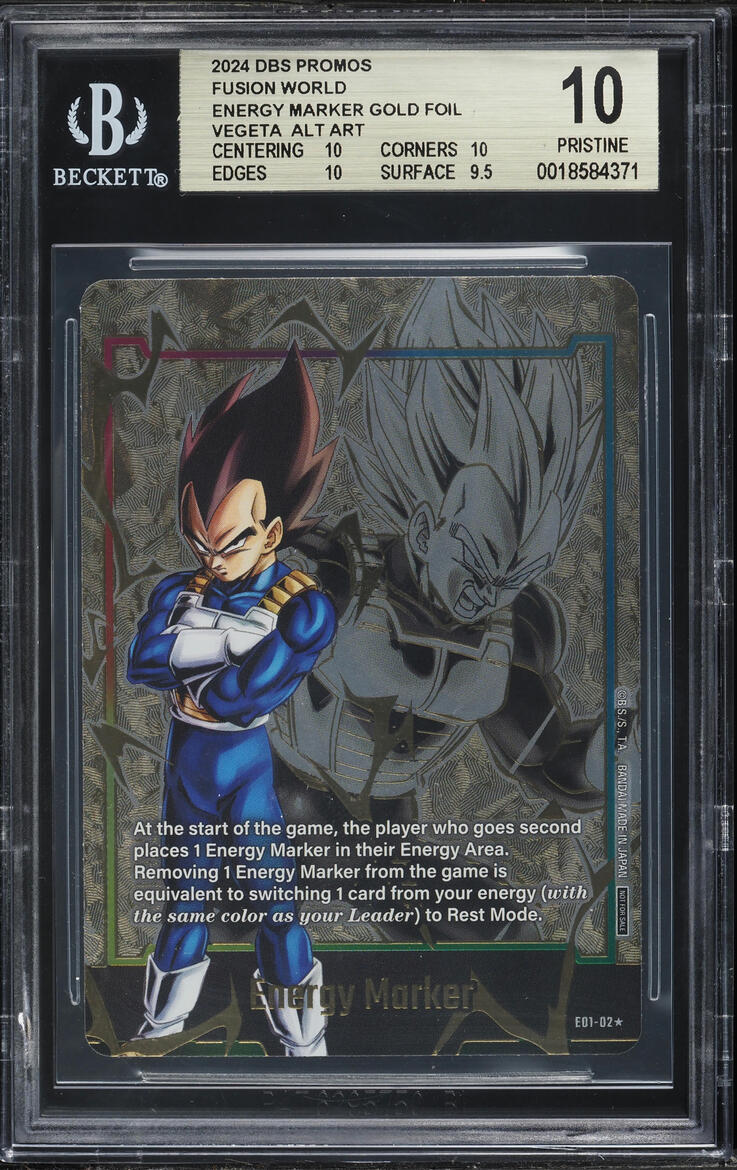 2024 Dragon Ball Super Promo Fusion World Energy Marker Gold Foil
