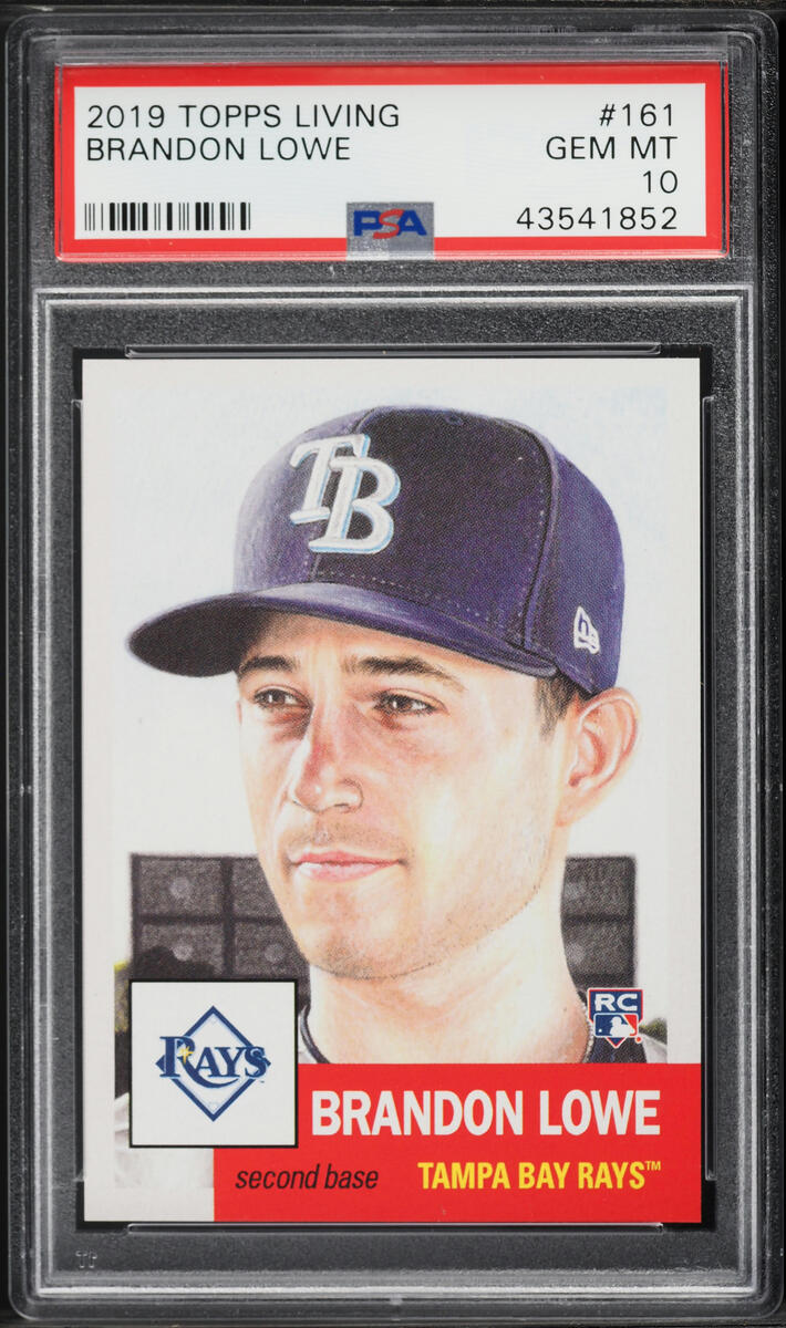 2019 Topps Living Brandon Lowe ROOKIE #161 PSA 10 GEM MINT