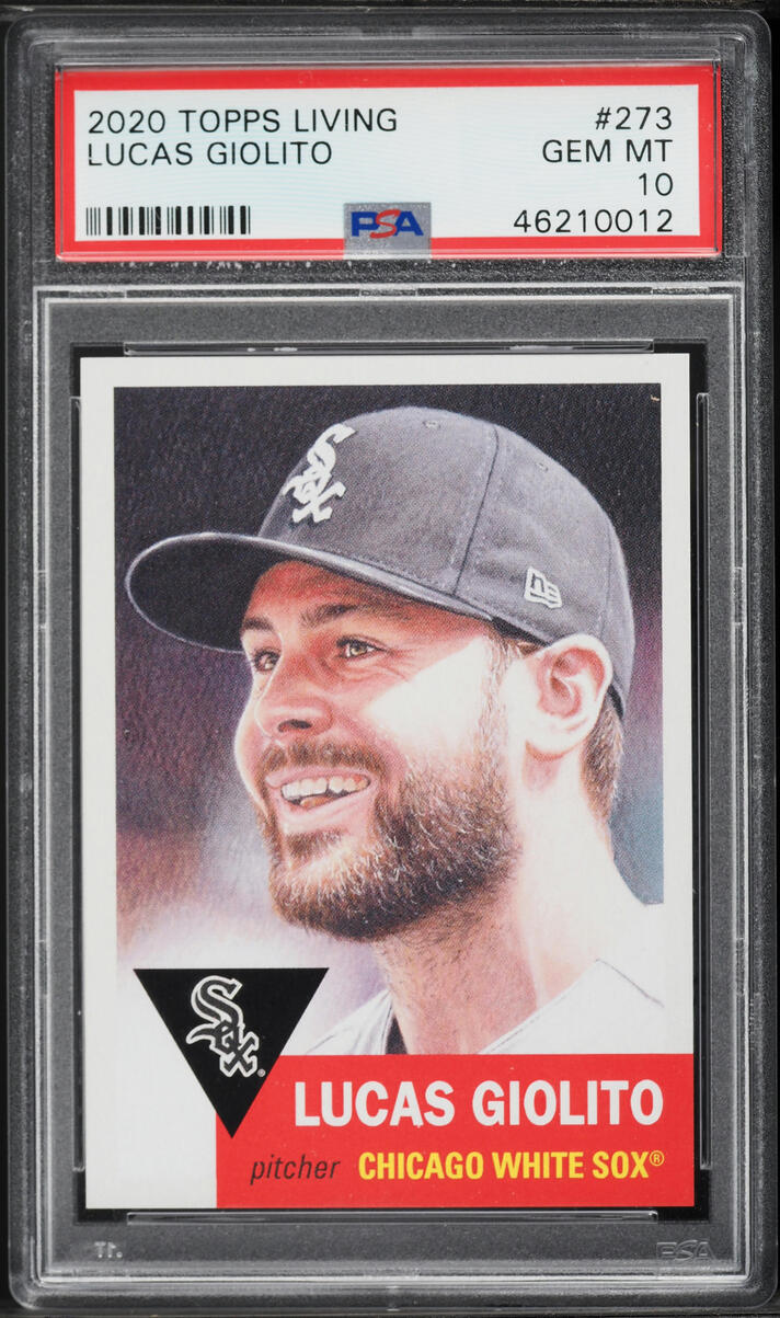 2020 Topps Living Lucas Giolito #273 PSA 10 GEM MINT