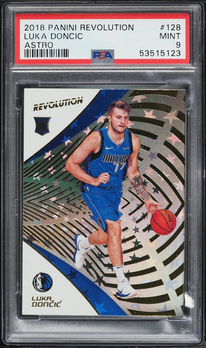 2018 Panini Revolution Astro Luka Doncic ROOKIE #128 PSA 9 MINT