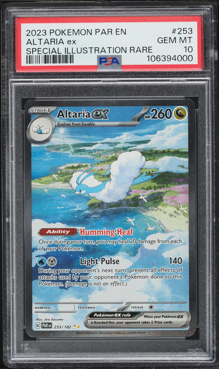 2023 Pokemon Scarlet & Violet Paradox Rift SIR Altaria Ex #253 PSA 10 GEM MINT