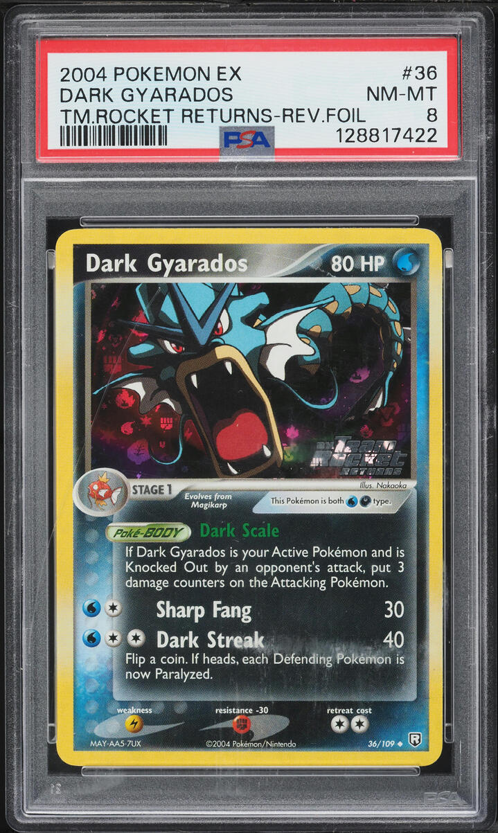 dark gyarados pokemon card Tokyo Snack Box flip a coin 2021 Pokemon Japanese Promo Card