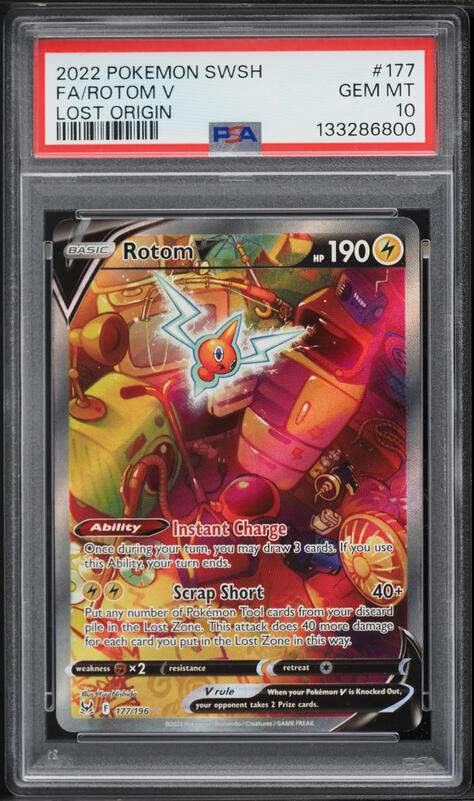 rotom v pokemon card value Rotom V - Pokmon TCG Card
