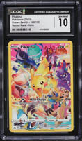 2023 Pokemon Sword & Shield Crown Zenith SEC Pikachu #160 CGC 10