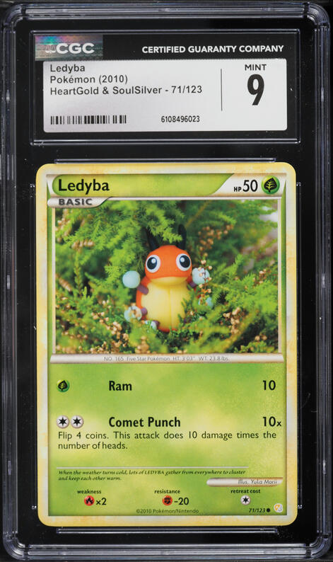 ledyba pokemon card value 1999 Japanese Playing Cards Silver Deck #J CGC AUTH on Fanatics Collect style setup or your main portfolio Ledyba Pokemon TCG Card 004/198